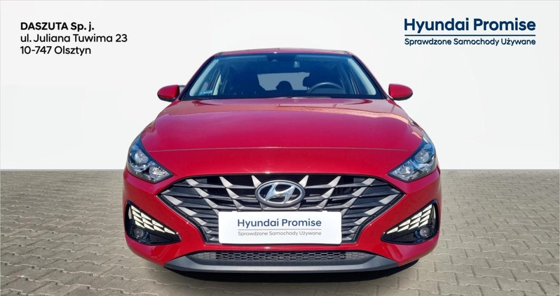 Hyundai I30 cena 64899 przebieg: 54747, rok produkcji 2022 z Białobrzegi małe 211